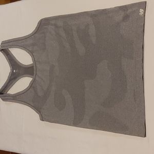 New Balance Athletic Workout Tank Top Size Large Grey Camo NWOT